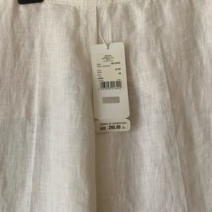 Escada linen wide leg pants